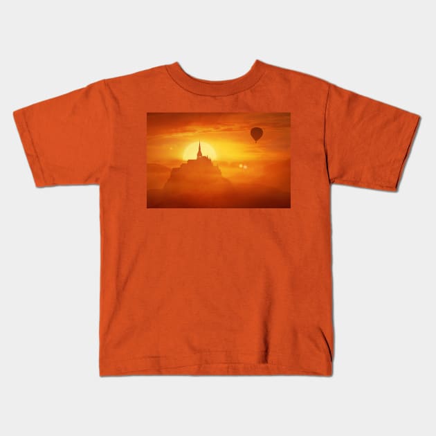 journey to the past Kids T-Shirt by psychoshadow